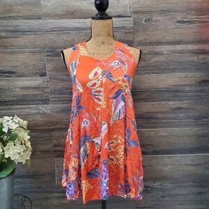 Ingear Resort Hawaiian Floral Swim Suit Coverup Dress Keyhole Back Tied …